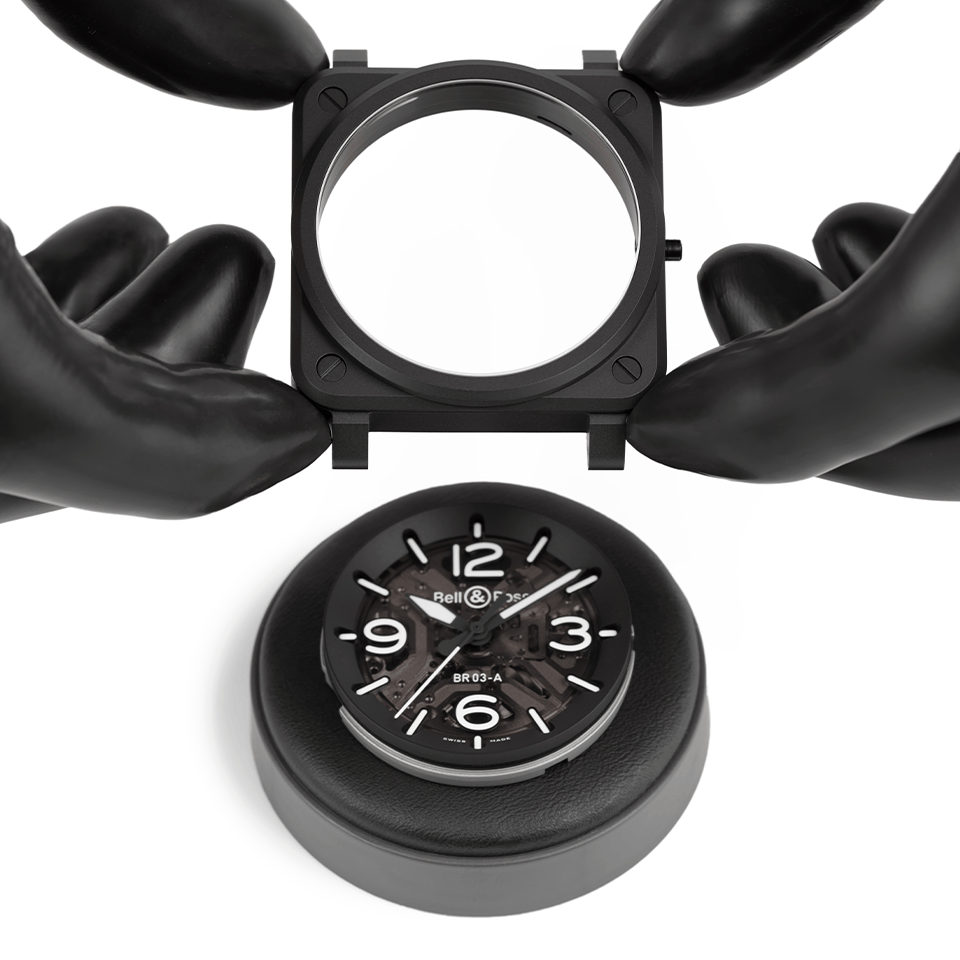 Bell & Ross BR-03 Automatic 41mm Watch BR03A-BL-SKCE/SRB