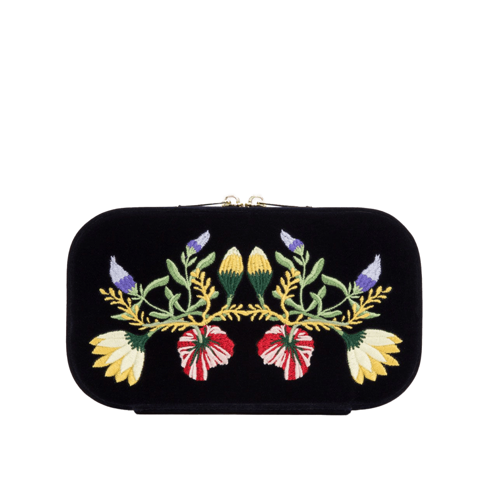 Wolf Zoe Indigo Travel Zip Case