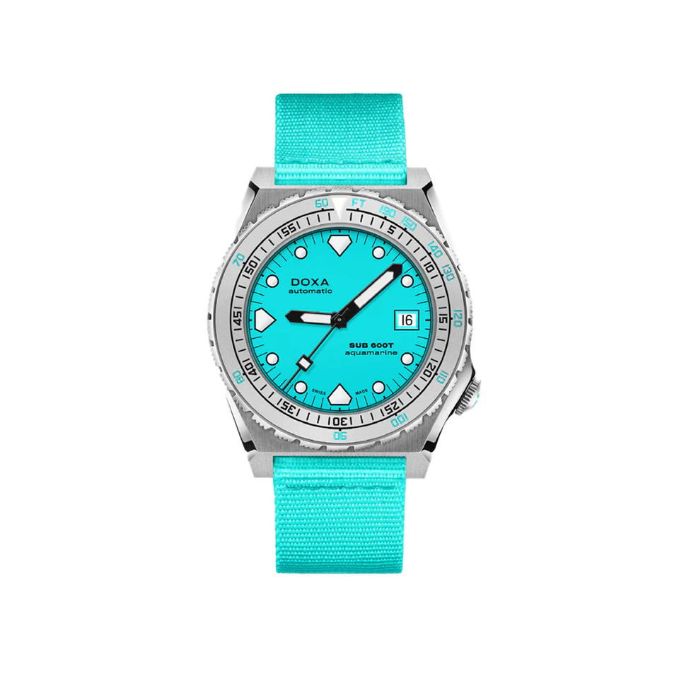 DOXA SUB 600T Aquamarine Stainless Steel NATO Strap 862.10.241.25-N
