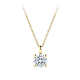 1.00 Carat Diamond Solitaire Pendant in 18ct Yellow Gold