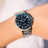 Oris Aquis Automatic Women's 36.50mm Watch 733 7792 4194MB