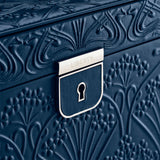 WOLF X LIBERTY All Over Ianthe Large Jewellery Box Navy