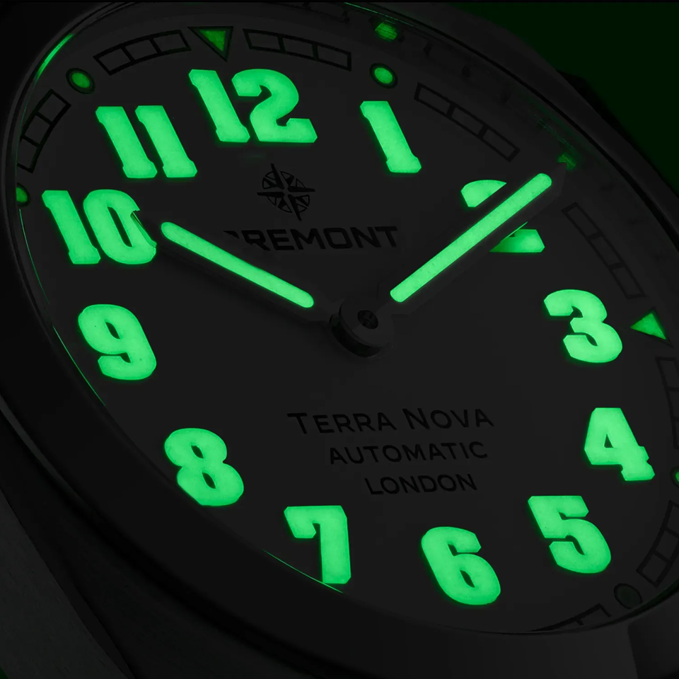 Bremont Terra Nova Automatic 38mm Watch TN38-ND-SS-PK-B