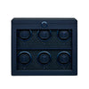 WOLF Earth 6 Piece Watch Winder in Midnight Blue