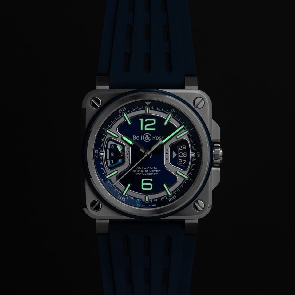 Bell & Ross BR-X3 Automatic Chronometer 41mm Watch BRX3R-BLU-ST/SRB