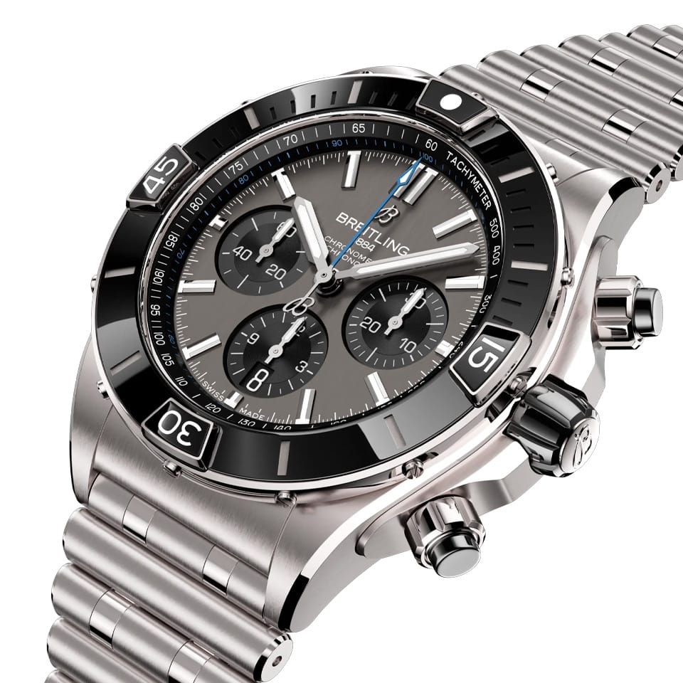 Breitling Super Chronomat Automatic Chronograph 44mm Watch EB0136251M1E1