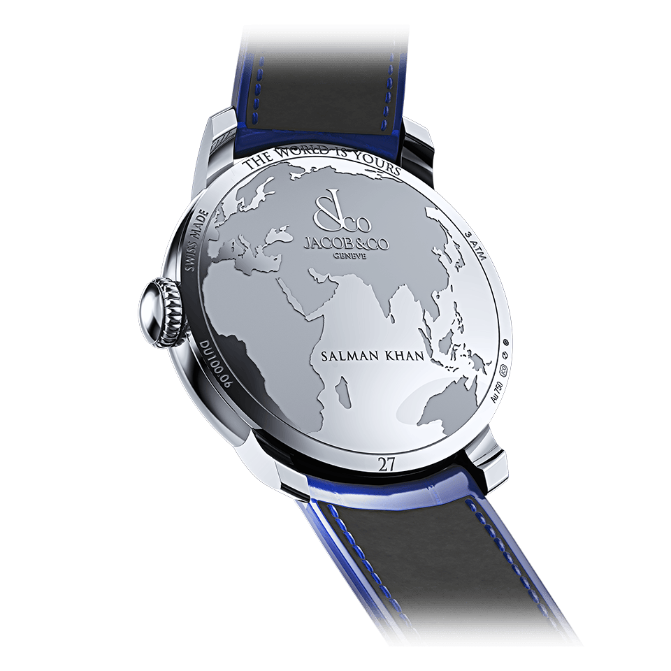 JACOB & CO. THE WORLD IS YOURS AUTOMATIC DUAL TIME ZONE 43MM