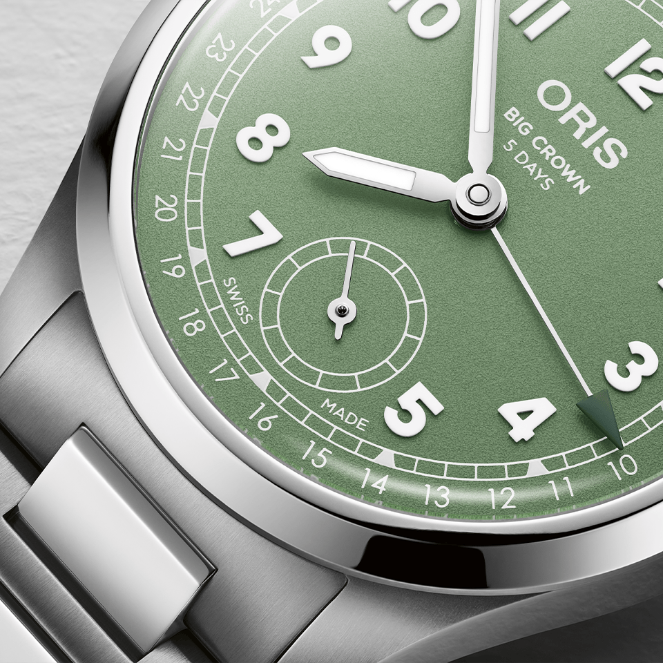 Oris Big Crown Pointer Date Automatic Men’s 40mm Watch Green Dial