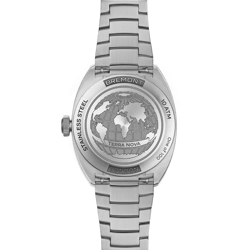Bremont Terra Nova Automatic 40.50mm Watch TN40-DT-SS-BR-B