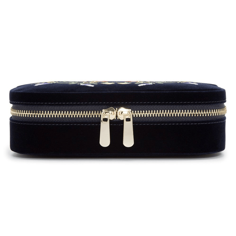 Wolf Zoe Indigo Travel Zip Case