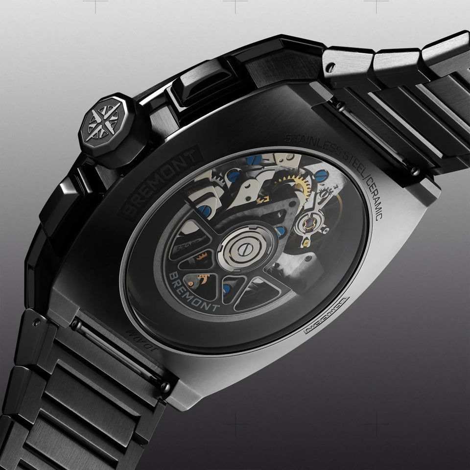 Bremont Supernova Automatic Chronograph 41mm Watch SN41-CHR-SS-BK-B