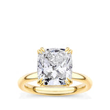 8.08 Carat Round Brilliant Cut Solitaire Engagement Ring in 18ct Yellow Gold