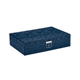 WOLF X LIBERTY All Over Ianthe Medium Jewellery Box Navy