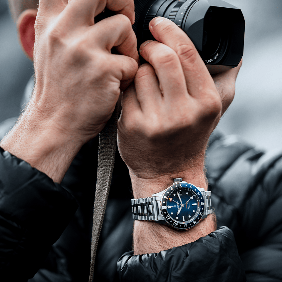 Bremont Supermarine Automatic GMT 40mm Watch SM40-GMT-SS-BLBK-B