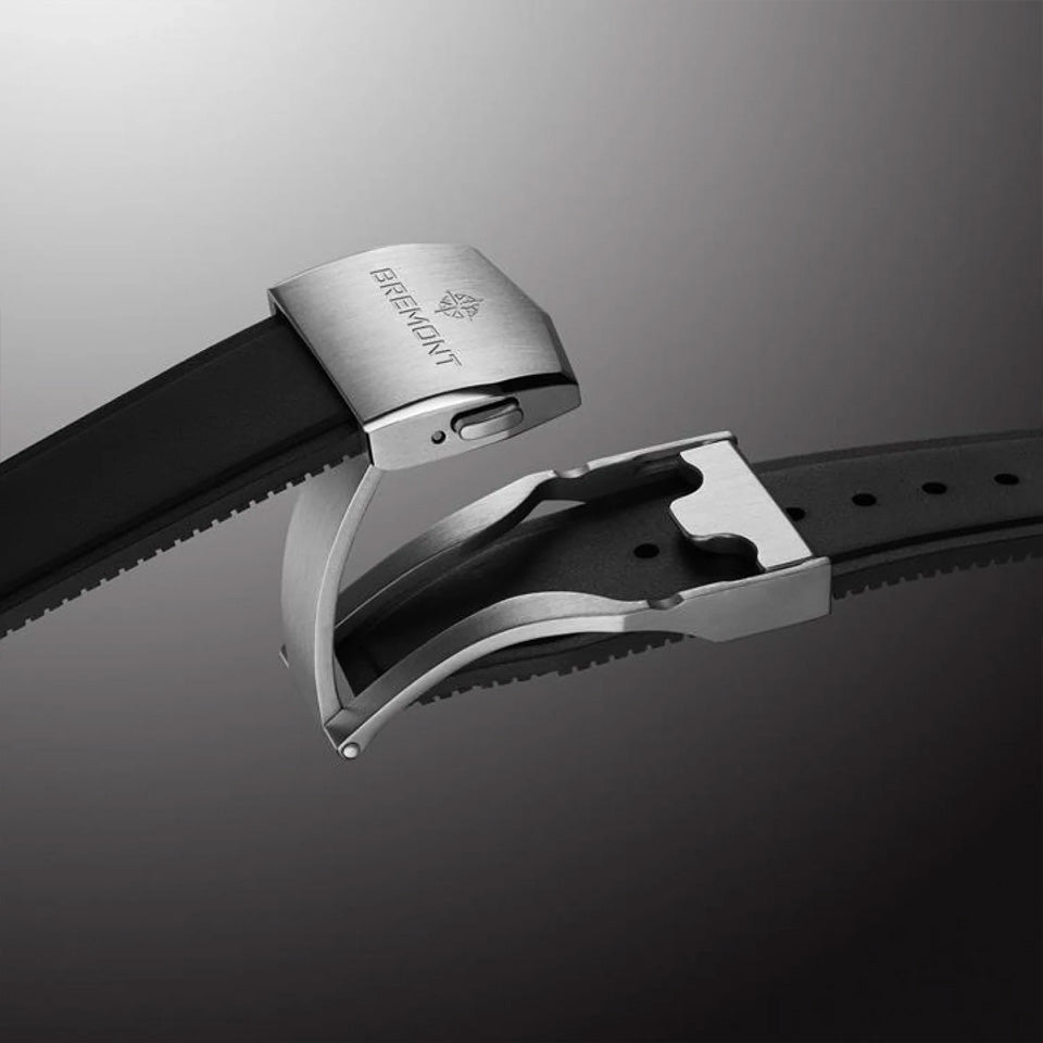 Bremont Supernova Automatic Chronograph 41mm Watch SN41-CHR-SS-BK-R-S