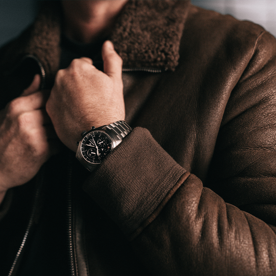 Bremont Altitude Automatic Chronograph 42mm Watch ALT42-CHR-G-SS-BK-B