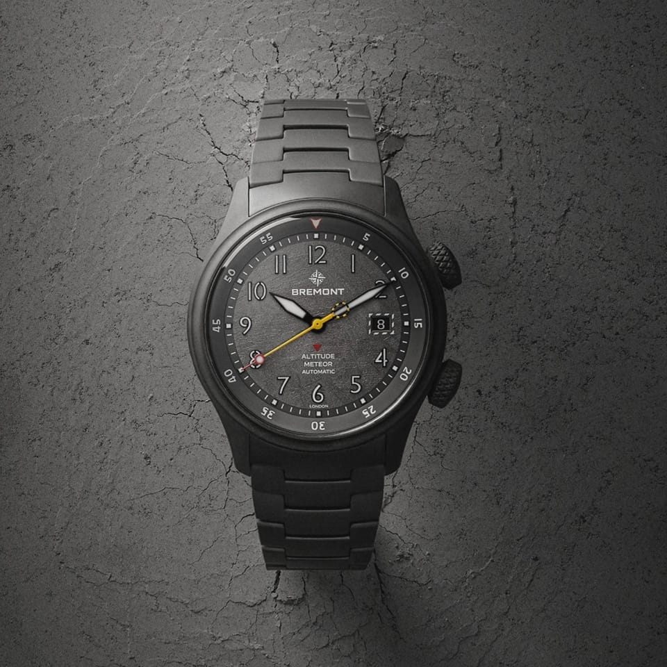Bremont Altitude MB Meteor Stealth Grey Automatic 42mm Watch ALT42-MT-GRTI-GR-B