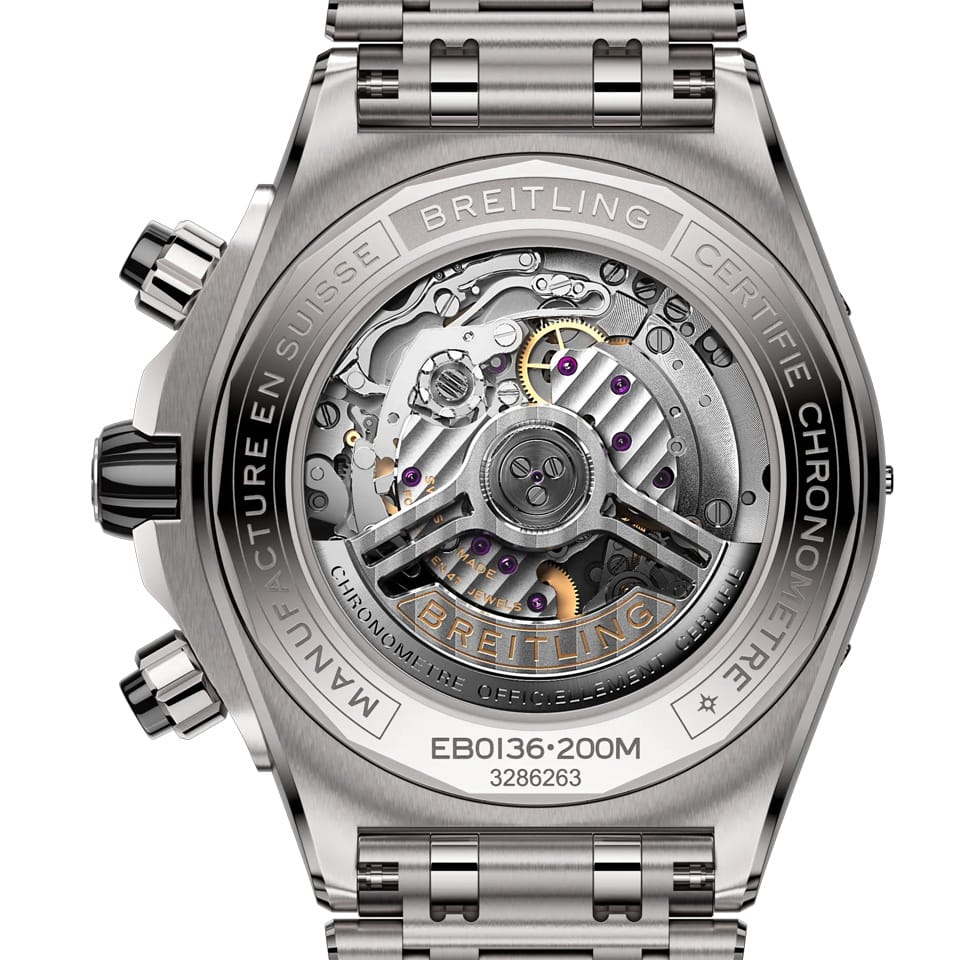 Breitling Super Chronomat Automatic Chronograph 44mm Watch EB0136251M1E1