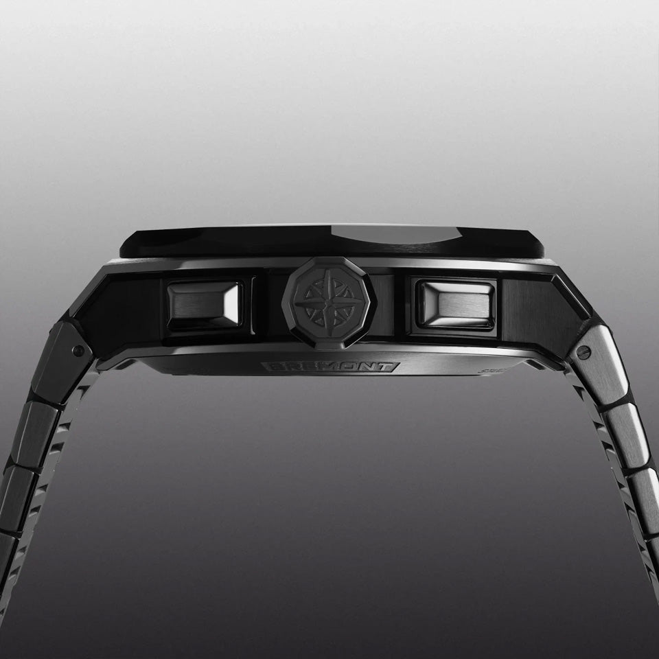 Bremont Supernova Automatic Chronograph 41mm Watch SN41-CHR-SS-BK-B