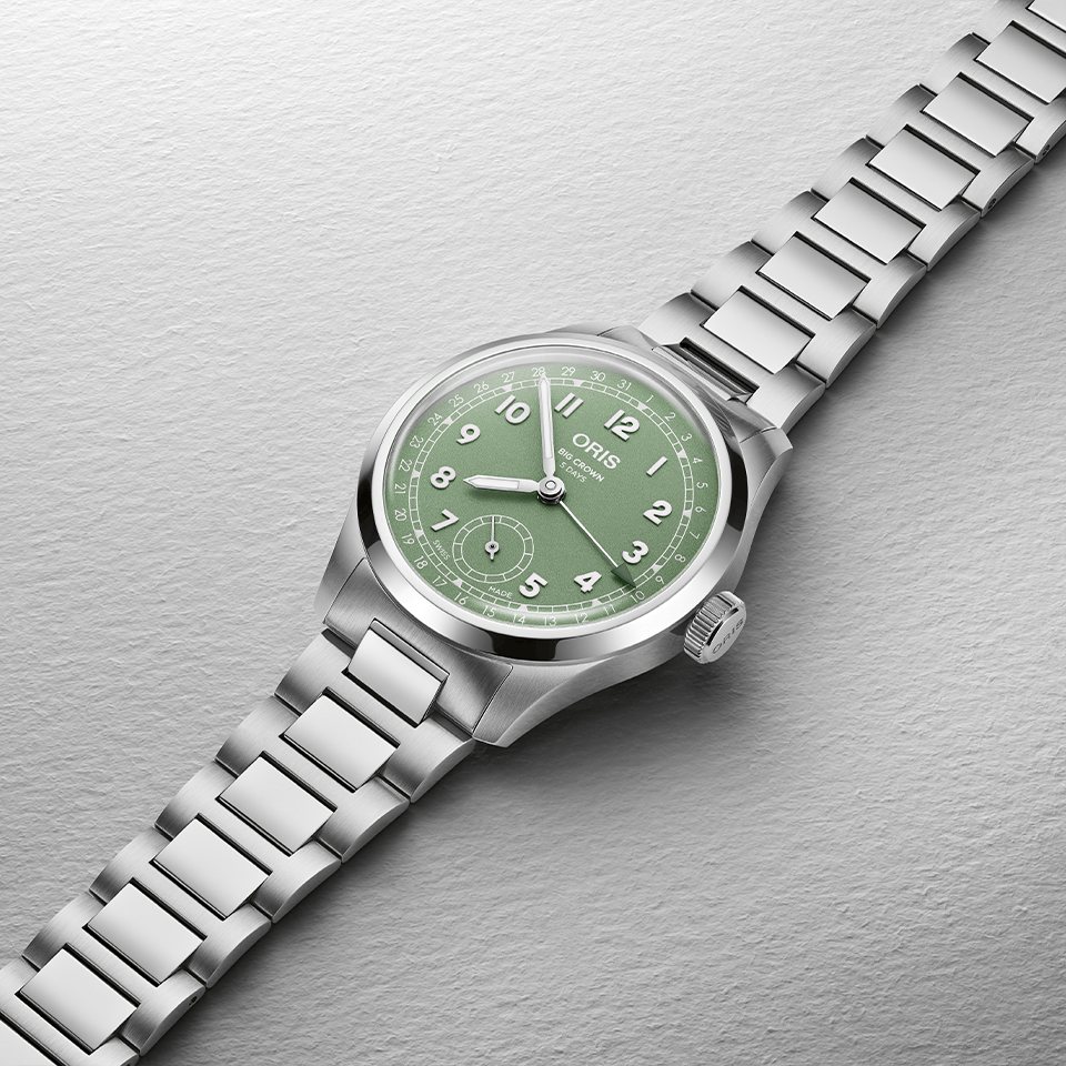 Oris Big Crown Pointer Date Automatic Men’s 40mm Watch Green Dial