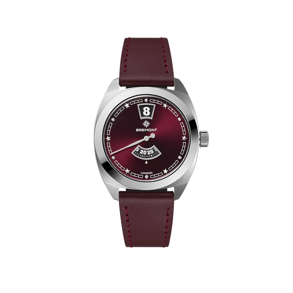 Bremont Terra Nova Automatic Jumping Hour 35mm Watch TN35-JH-SS-BG-L-S