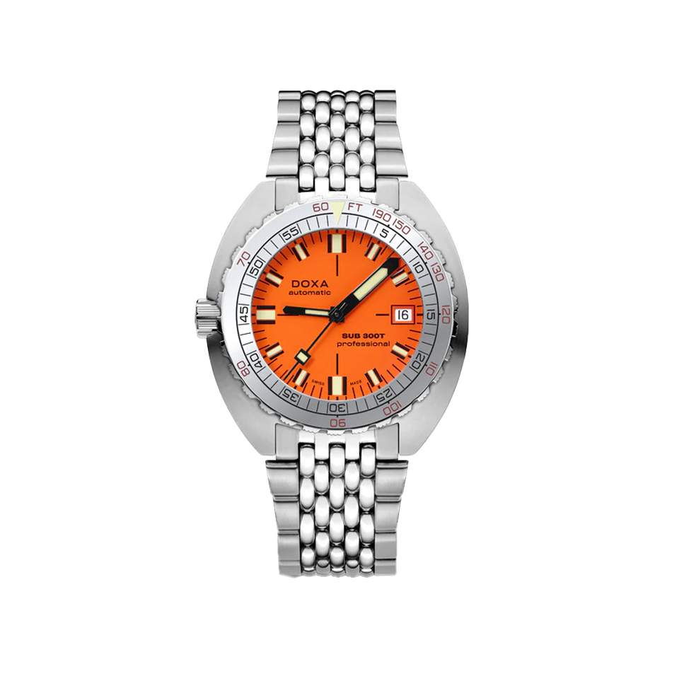 DOXA SUB 300T Professional Aristera Stainless Steel Bracelet & NATO Strap 840.10.351.10-SE10