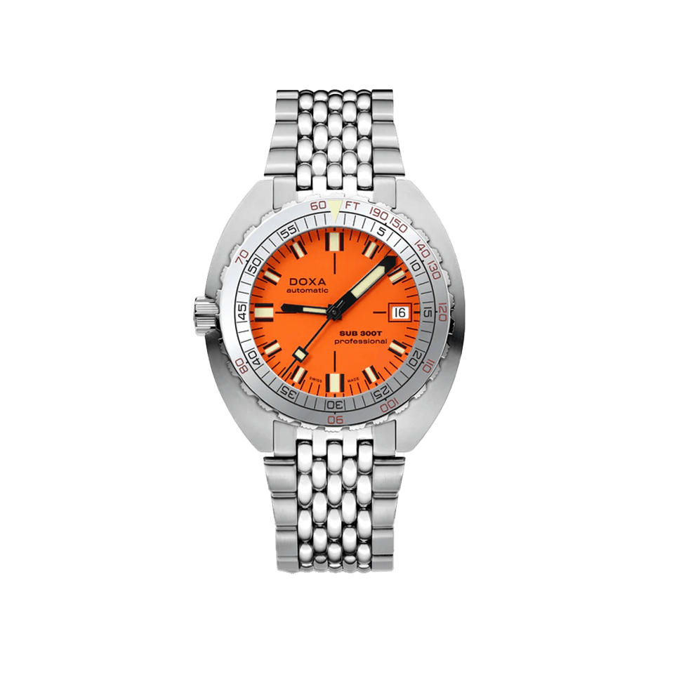 DOXA SUB 300T Professional Aristera Stainless Steel Bracelet & NATO Strap 840.10.351.10-SE10