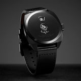 Bremont Terra Nova Stealth Black Automatic Jumping Hour 38mm Watch TN38-JH-DLC-CC-L-S