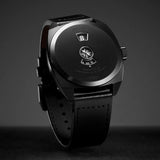 Bremont Terra Nova Stealth Black Automatic Jumping Hour 38mm Watch TN38-JH-DLC-CC-L-S