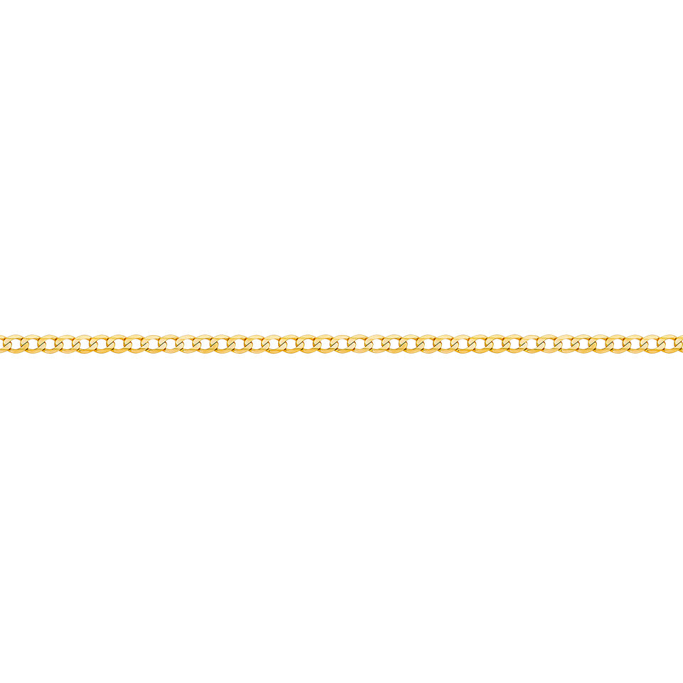 Curb Link Chain in 18ct Yellow Gold