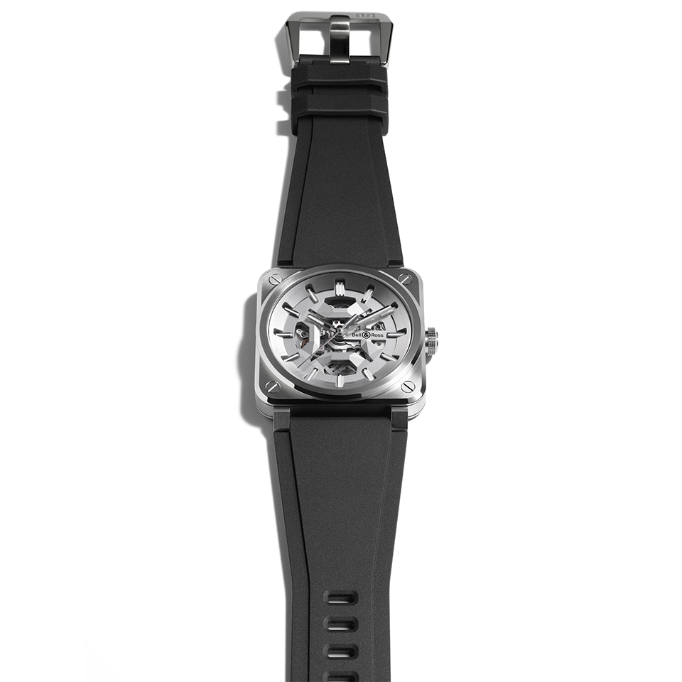 Bell & Ross BR-03 Automatic 41mm Watch BR03A-GR-SKST/SRB