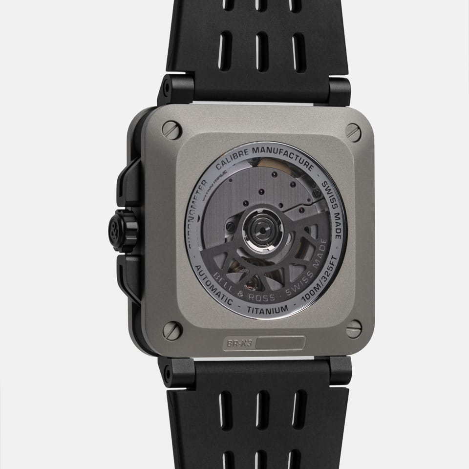 Bell & Ross BR-X3 Automatic Chronometer 41mm Watch BRX3R-BL-TI/SRB