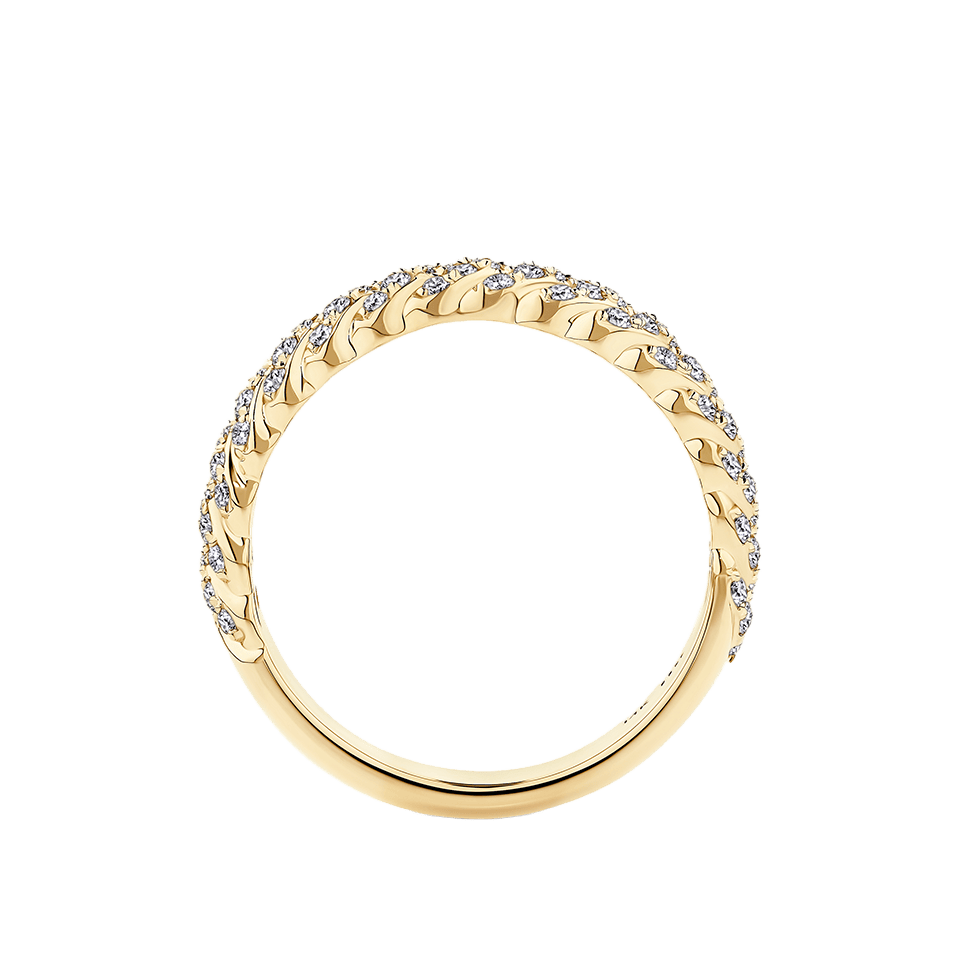 0.63 Carat Diamond Vera Ring in 14ct Yellow Gold