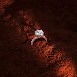 Vault® 3.88 Carat Diamond Solitaire and 0.41 Carat Argyle Pink Diamond Ring