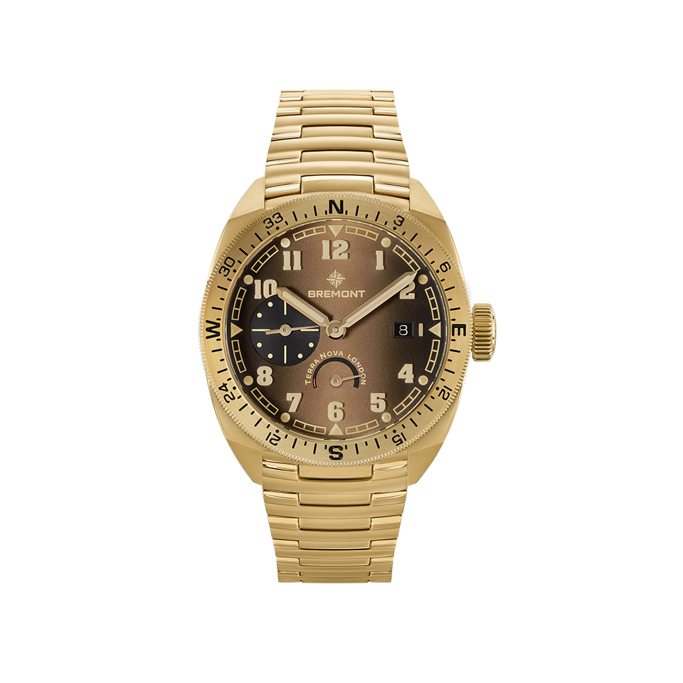 Bremont Limited Terra Nova Automatic Bronze Cupro-Aluminium 40.50mm Watch TN40-PWR-BZ-BR-B