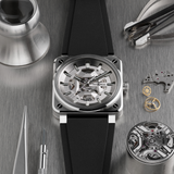 Bell & Ross BR-03 Automatic 41mm Watch BR03A-GR-SKST/SRB
