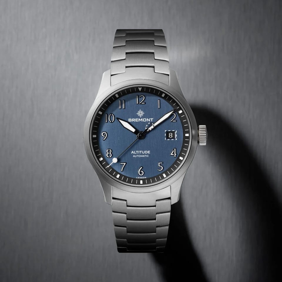 Bremont Altitude Automatic 39mm Watch ALT39-DT-SS-BL-B