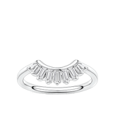0.32 Carat Diamond Baguette Ring in 18ct White Gold
