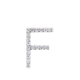 Initial Diamond Pendant in 18ct White Gold