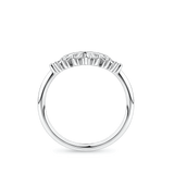 0.32 Carat Diamond Baguette Ring in 18ct White Gold