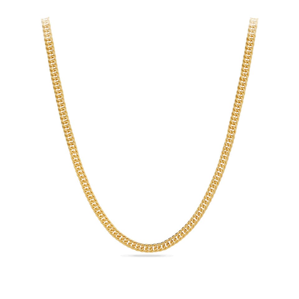 Double Curb Link Chain in 18ct Yellow Gold – Hardy Brothers Jewellers