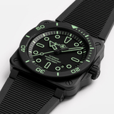 Bell & Ross BR-03 Automatic 42mm Watch BR03A-D-OL-CE/SRB
