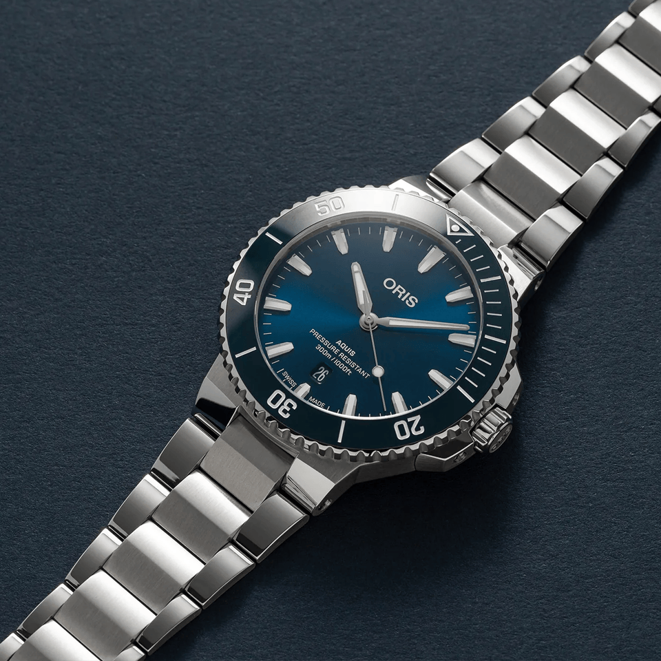 Oris Aquis Date Automatic 43.50mm Watch 733 7789 4135MB