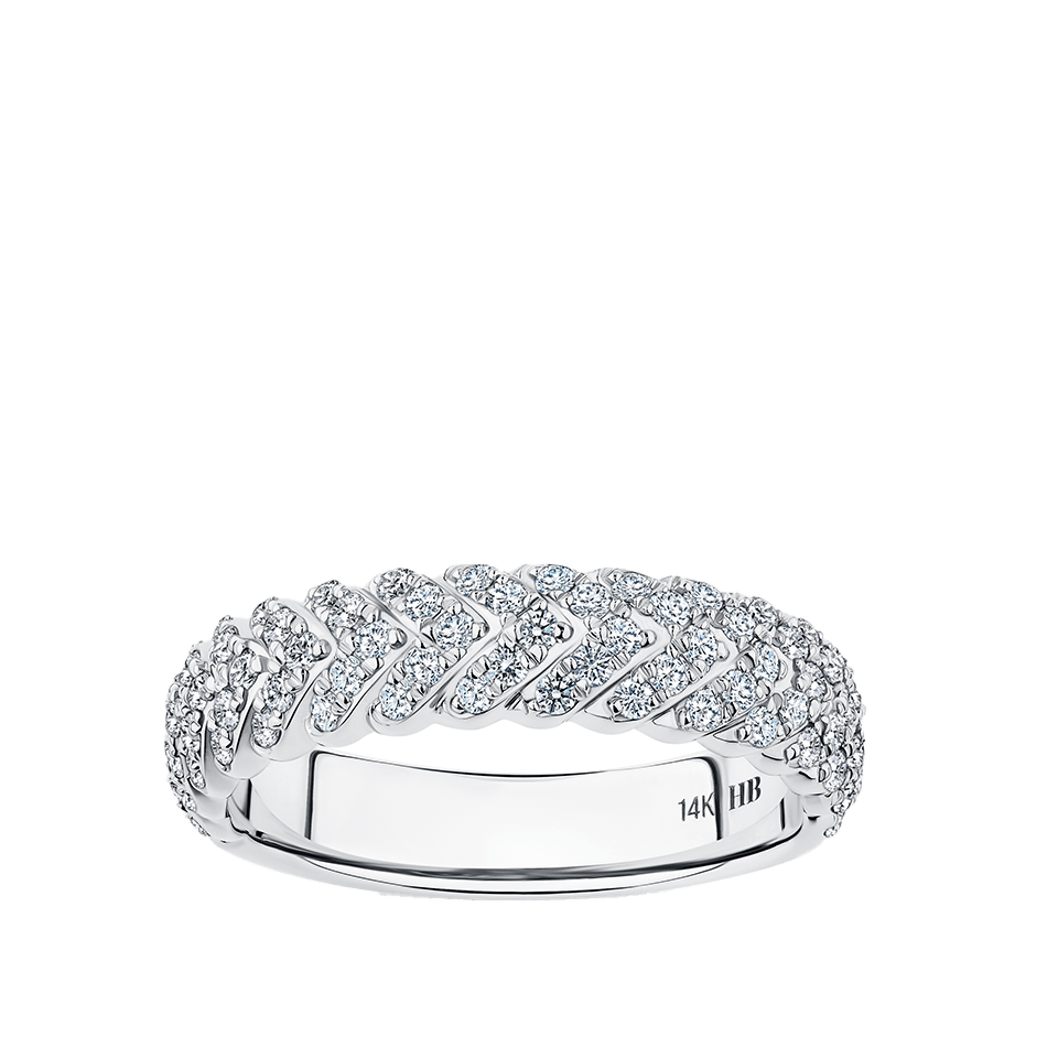 0.63 Carat Diamond Vera Ring in 14ct White Gold