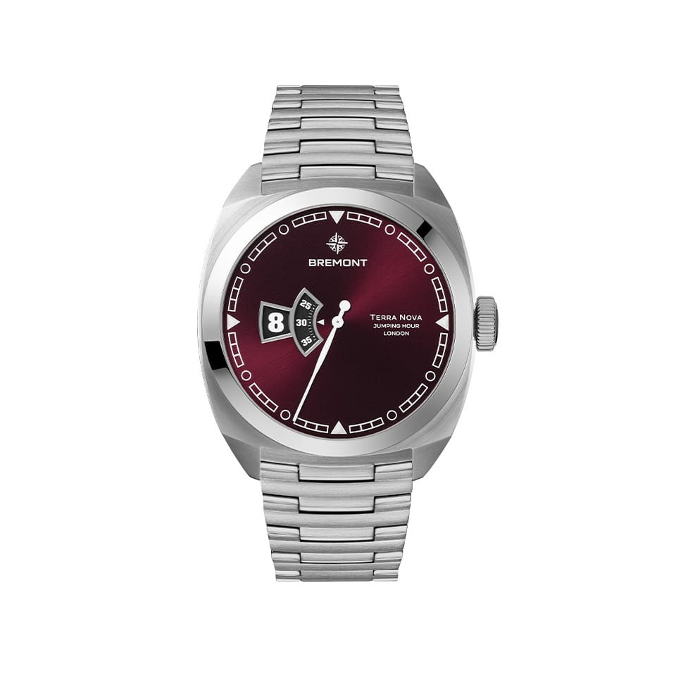 Bremont Terra Nova Automatic Jumping Hour Men's 40.50mm Watch TN40-JH-SS-BG-B
