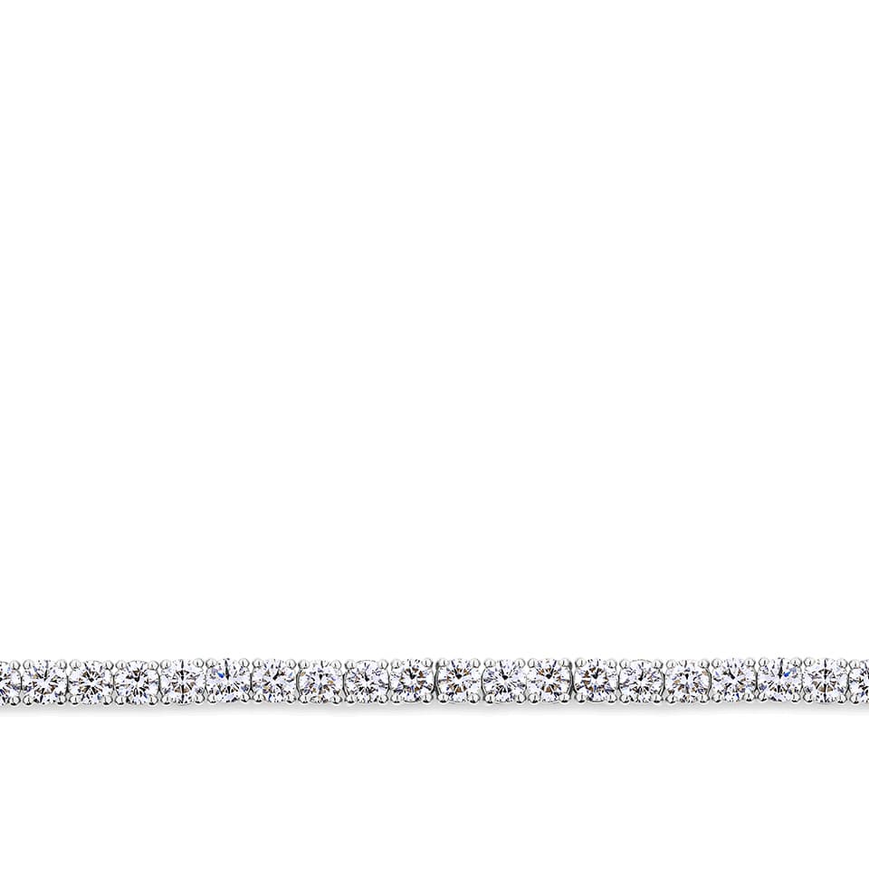 5.00 Carat Diamond Tennis Bracelet in 18ct White Gold
