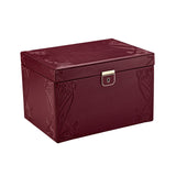 WOLF X LIBERTY Ianthe Large Jewellery Box Burgundy