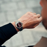 Bremont Terra Nova Automatic Jumping Hour 35mm Watch TN35-JH-SS-BG-B