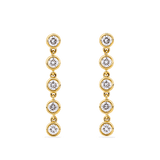 0.50 Carat Diamond Drop Earrings in 18ct Yellow Gold