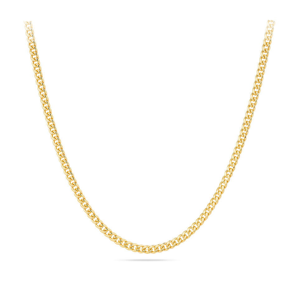 Miami Link Chain in 18ct Yellow Gold